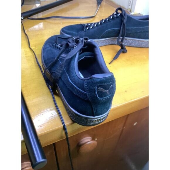 cowgirl argyle boho cozy grandpa dad PUMA Men's Suede Classic X Chain Size 5.5 - Picture 2 of 2